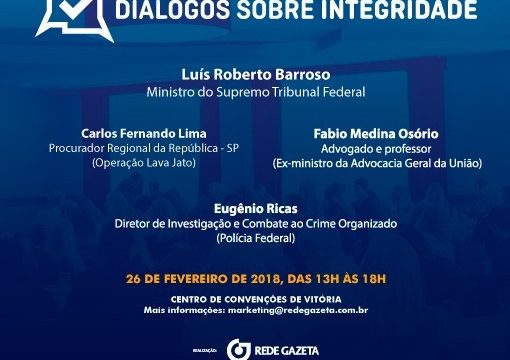 26/2: Fábio Medina Osório participará do seminário “Diálogos sobre Integridade”, em Vitória (ES)