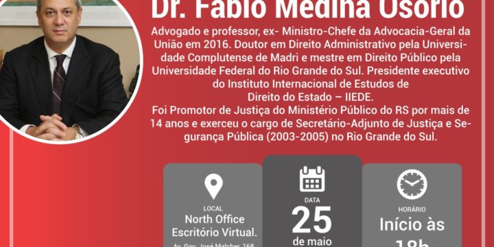 Fábio Medina Osório abordou Improbidade Administrativa em palestra na capital paraense