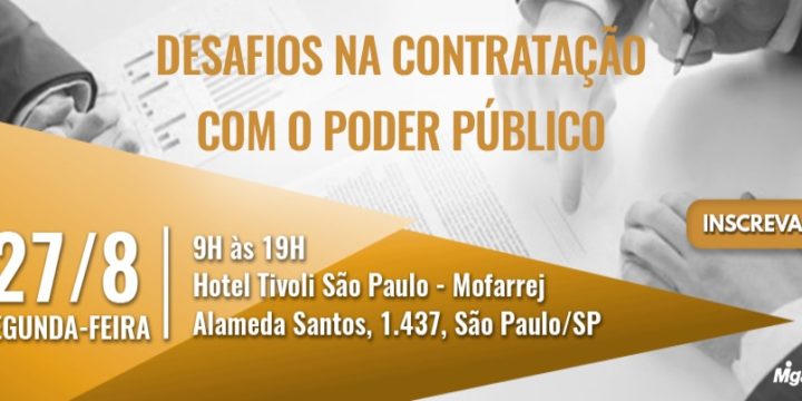 Fábio Medina Osório no seminário “Desafios na contratação com o Poder Público”