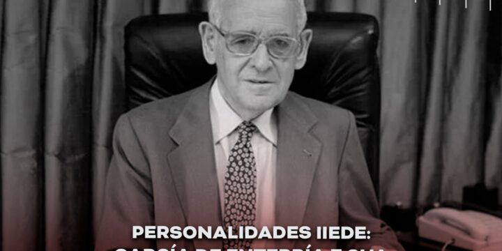 A importância de García de Enterría (1923-2013) para a criação do IIEDE